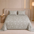 Ivory Whisper Double Bedsheet | 180 TC | Pure Cotton
