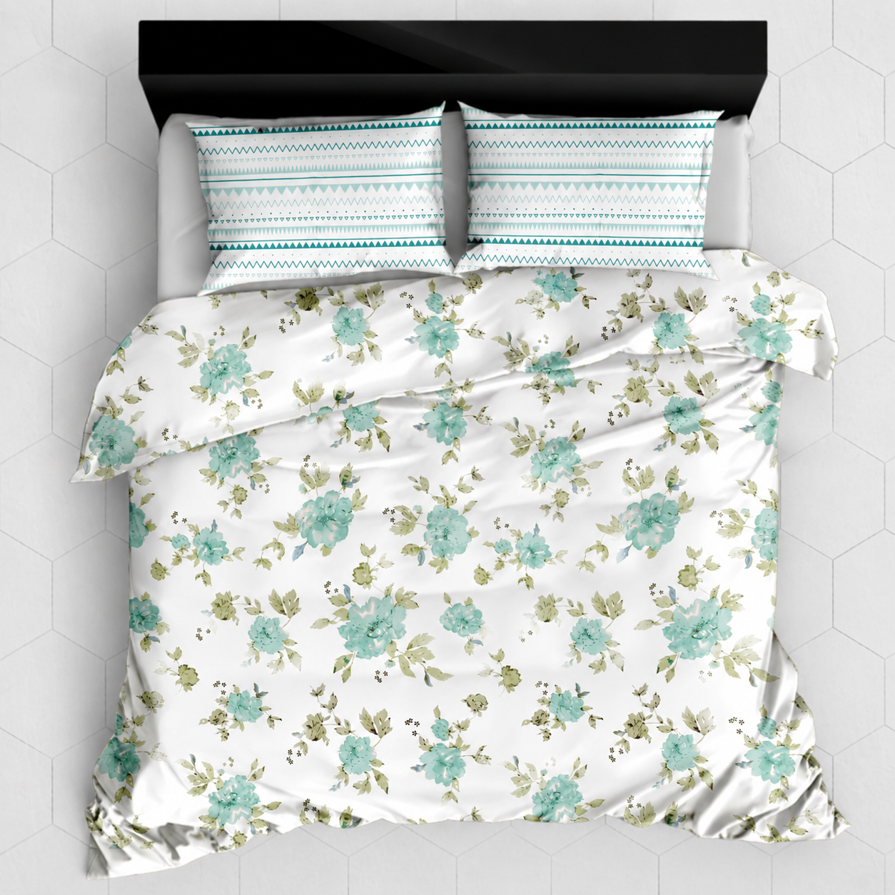 Vintage Blossom Bedsheet | 250TC | Pure Cotton
