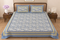 Bluebell Meadow Double Bedsheet |  Pure Cotton