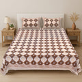 Diamond Ikat Bedsheet | 180TC | Pure Cotton