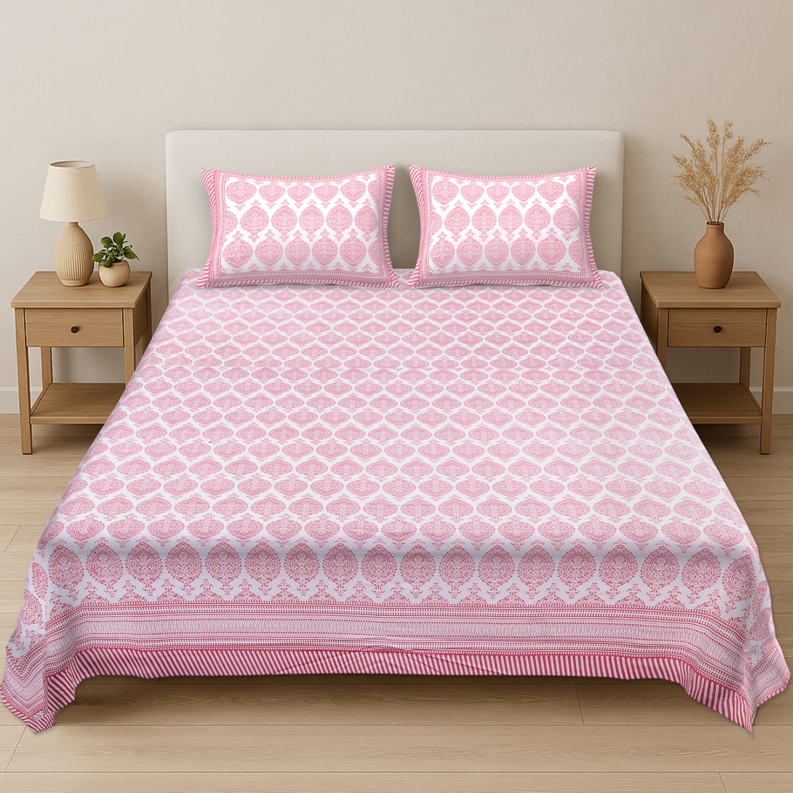 Paisley Buta Classic Bedsheet | 180TC | Pure Cotton
