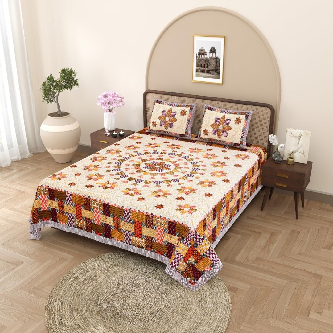 Heritage Mandala Bedsheet | 144TC | Viscose Cotton