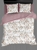 Vintage Charm Single Bedsheet | 145GSM  | Cotton Feel