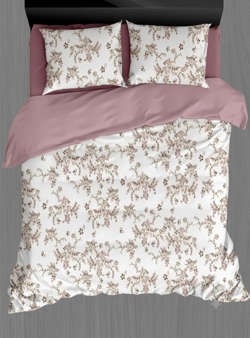 Vintage Charm Single Bedsheet | 145GSM  | Cotton Feel