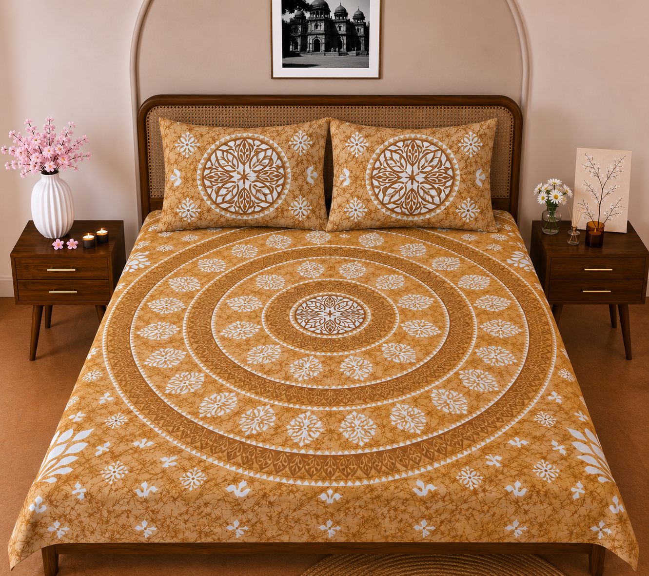 Royal Mandala | 104 TC | Pure Cotton