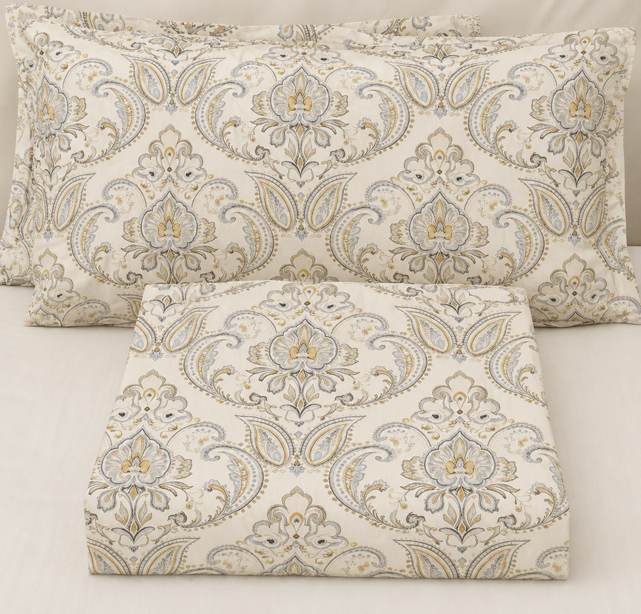 Royal Heritage Double Bedsheet | 145GSM  | Cotton Feel