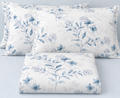 Blue Meadow Double Bedsheet | 145GSM  | Cotton Feel