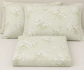 Ivory Meadow Double Bedsheet | 145GSM  | Cotton Feel