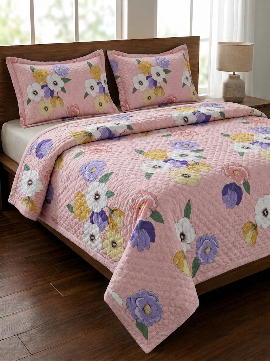 Summer Carnival Double Bedsheet | 145GSM  | Cotton Feel