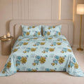 Rose Treasury Double Bedhseet | 180TC  | Pure Cotton