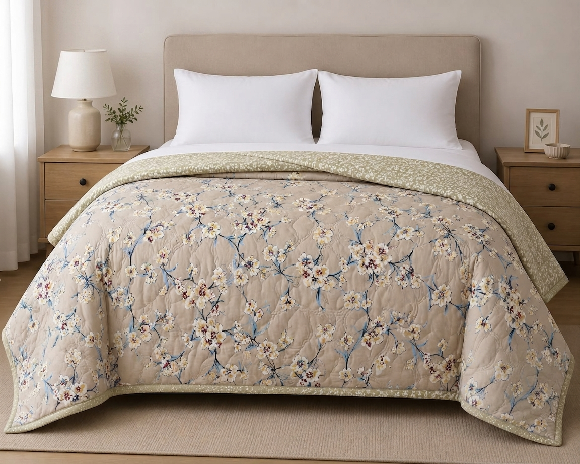 Hanami Comforter (Reversible) | 145GSM  | Cotton Feel