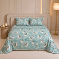 Berry Blossom Double Bedsheet | 240 TC | Pure Cotton